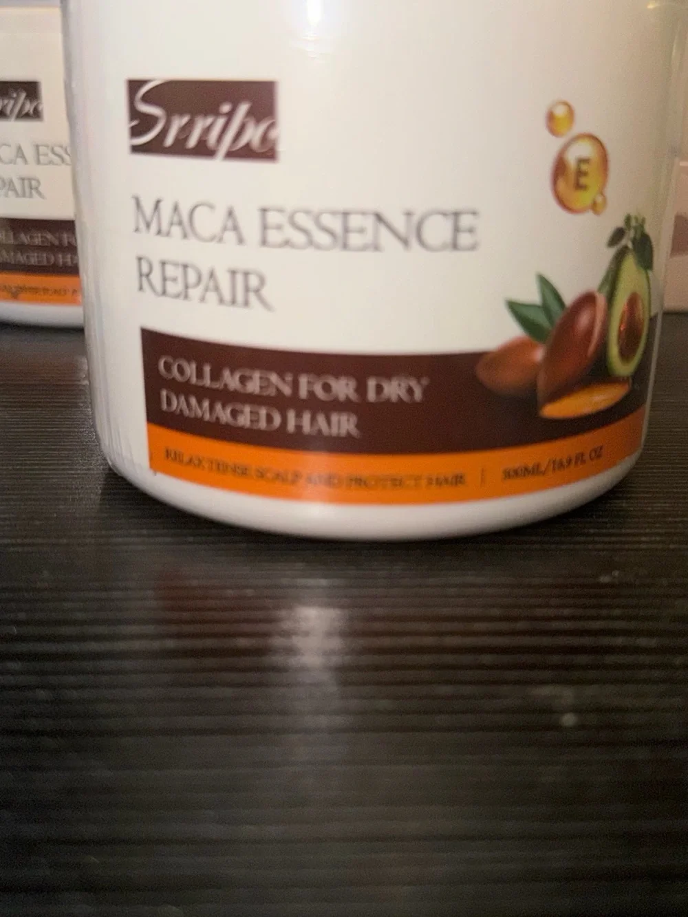 Srripz Maca Essence Repair Hair Treatment - White & Brown Jar